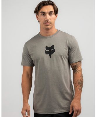 Fox Men's Head Premium T-Shirt in Grey