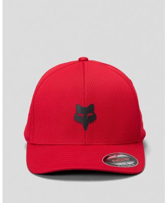 Fox Men's Head Tech Flexfit Cap in Red