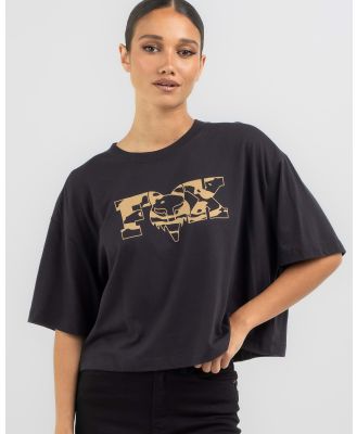 Fox Women's Cienega Os Crop T-Shirt in Black