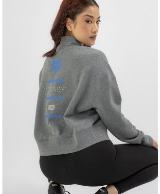 Fox Women's Magnetic Fleece Zip Jumper in Grey
