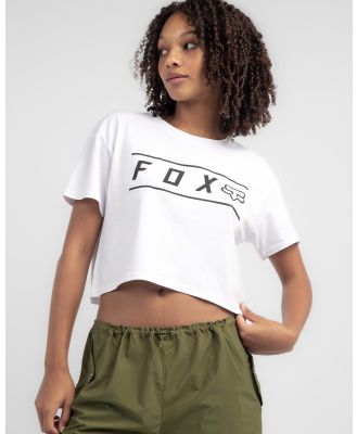 Fox Women's Pinnacle Crop T-Shirt in White