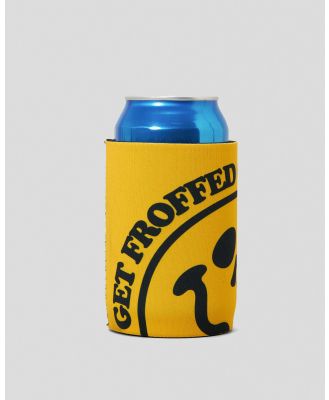 Frothies Get Froffed 3 Stubby Cooler in Yellow