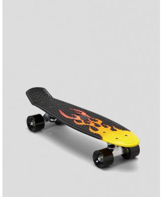 Get It Now Flamin' Cruiser Skateboard in Black