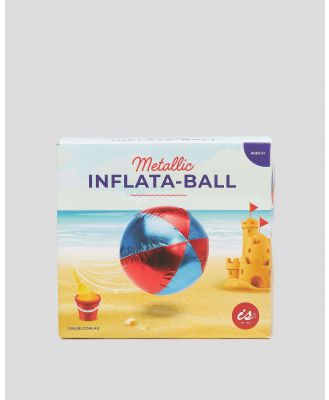 Get It Now Metallic Inflatable Medium Ball in Blue