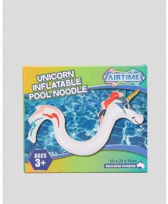 Get It Now Unicorn Inflatable Pool Noodle in White
