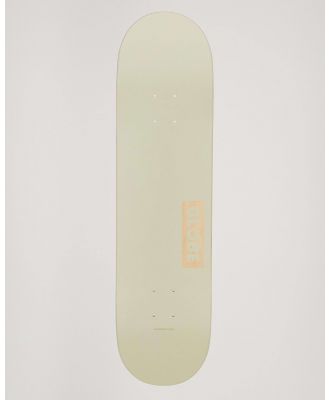 Globe Goodstock 8.0 Skateboard Deck in White
