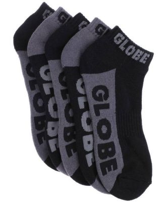 Globe Men's Back 2 Skool Ankle Socks 5 Pack