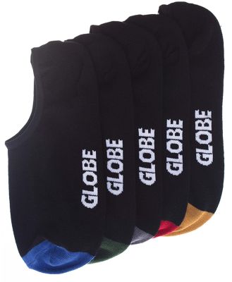 Globe Men's Dip Invisible Socks 5 Pack