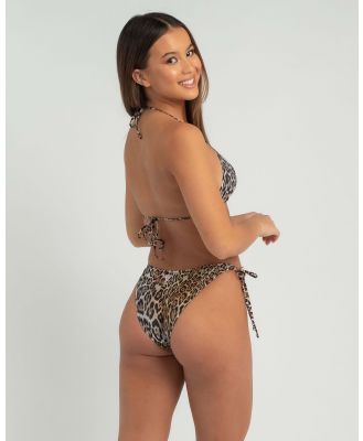 GUESS Women's Basic Brazilian Bikini Bottom in Animal