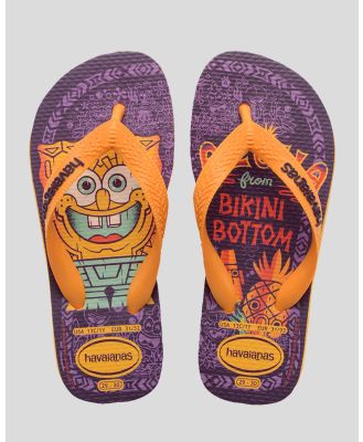 Havaianas Boy's Kids' Top Spongebob Thongs Shoes in Animal