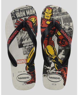 Havaianas Men's Top Marvel Iron Man Thongs in Grey