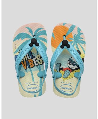 Havaianas Toddlers' Disney Mickey Mouse Thongs Shoes in Natural