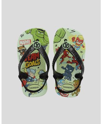 Havaianas Toddlers' Marvel Thongs Shoes in Green