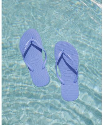 Havaianas Women's Slim Basic Thongs Shoes in Blue