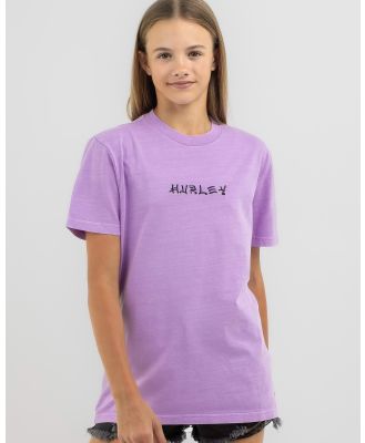 Hurley Girls' Destroy T-Shirt in Pink