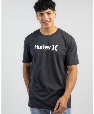 Hurley Men's One And Only Solid T-Shirt in Black