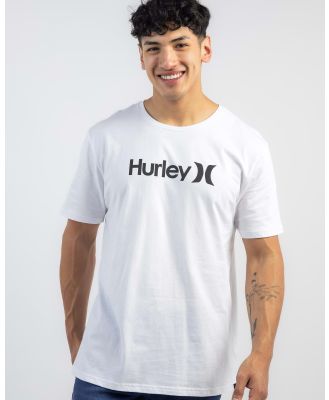 Hurley Men's One And Only Solid T-Shirt in White