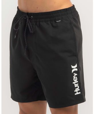 Hurley Men's One And Only Volley Board Shorts in Black