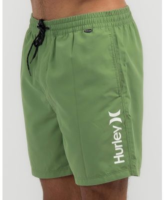 Hurley Men's One And Only Volley Board Shorts in Green