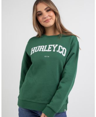 Hurley Women's Authentic Sweatshirt in Green