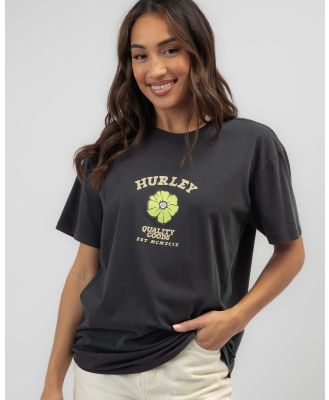 Hurley Women's Big Bloom T-Shirt in Black