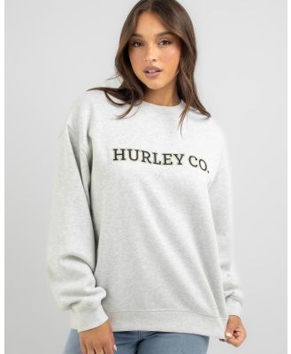 Hurley Women's Co Sweatshirt in Grey
