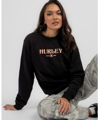 Hurley Women's Dime Sweatshirt in Black