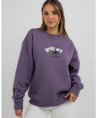 Hurley Women's Mood Sweatshirt in Purple