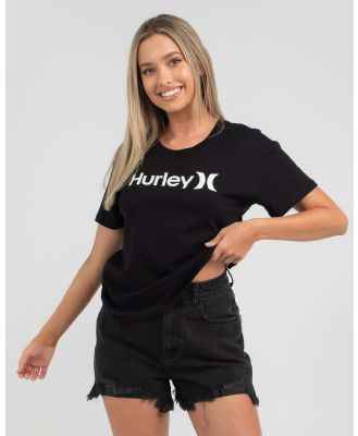 Hurley Women's O & o Core T-Shirt in Black