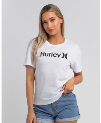 Hurley Women's O & o Core T-Shirt in White