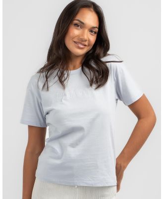 Hurley Women's Oao Outline T-Shirt in Blue