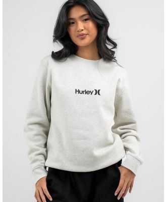 Hurley Women's One And Only Sweatshirt in Grey