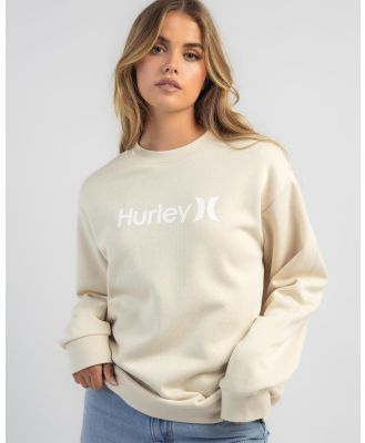 Hurley Women's One And Only Sweatshirt in Natural