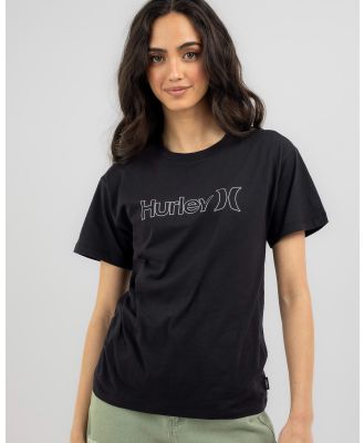 Hurley Women's Outline T-Shirt in Black