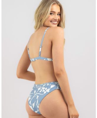 Hurley Women's Tradewinds High Waisted Bikini Bottom in Blue
