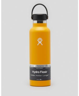 Hydro Flask 21Oz Standard Mouth Drink Bottle in White
