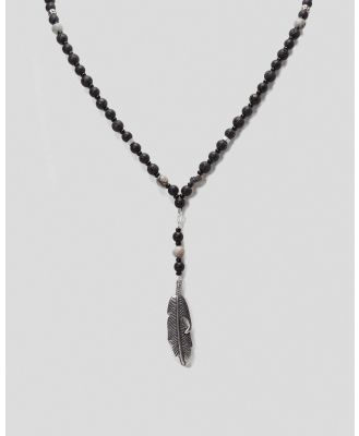 Icon Brand Men's Santa Fe Necklace in Black