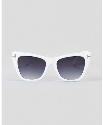 Indie Eyewear Women's Budapest Sunglasses in White