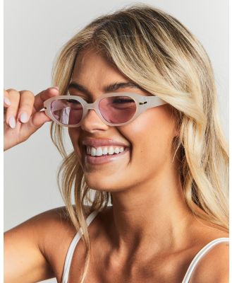 Indie Eyewear Women's Hayley Sunglasses in Cream