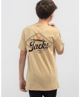 Jacks Boys' Coded T-Shirt in Natural