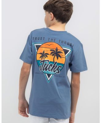 Jacks Boys' Line Up T-Shirt in Blue