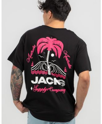 Jacks Men's Island T-Shirt in Black