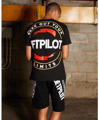 Jetpilot Men's Limits T-Shirt in Black