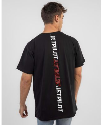 Jetpilot Men's Spinal T-Shirt in Black