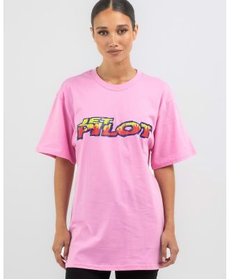 Jetpilot Women's Colour Vision T-Shirt in Pink