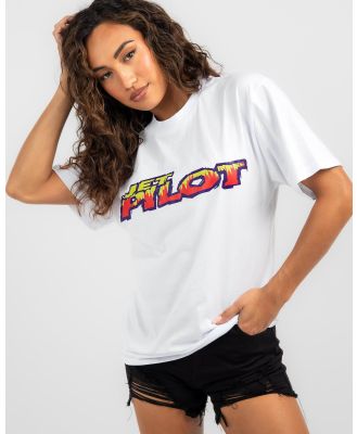 Jetpilot Women's Colour Vision T-Shirt in White