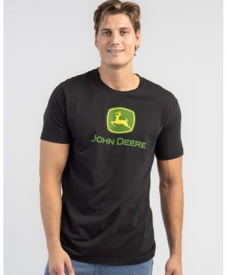 John Deere Men's Logo T-Shirt in Black