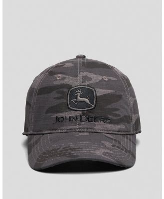 John Deere Men's Storm Camo Printed Ripstop Hat