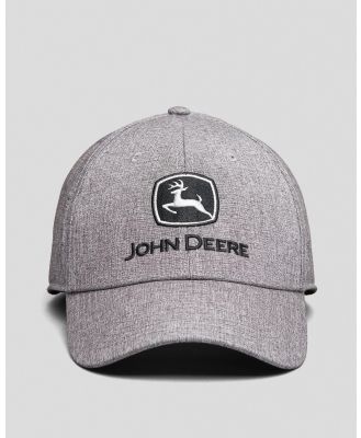 John Deere Men's Stretch Band Cap in Grey