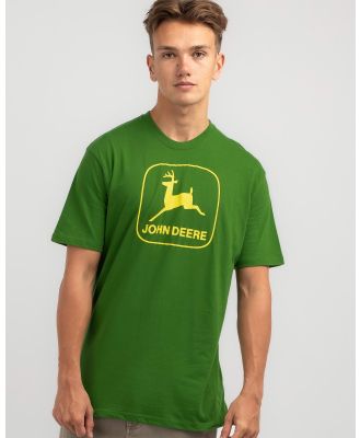 John Deere Men's Vintage Logo T-Shirt in Green